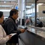 Detenciones de ICE en aeropuertos, algo cada vez más frecuente en Estados Unidos.