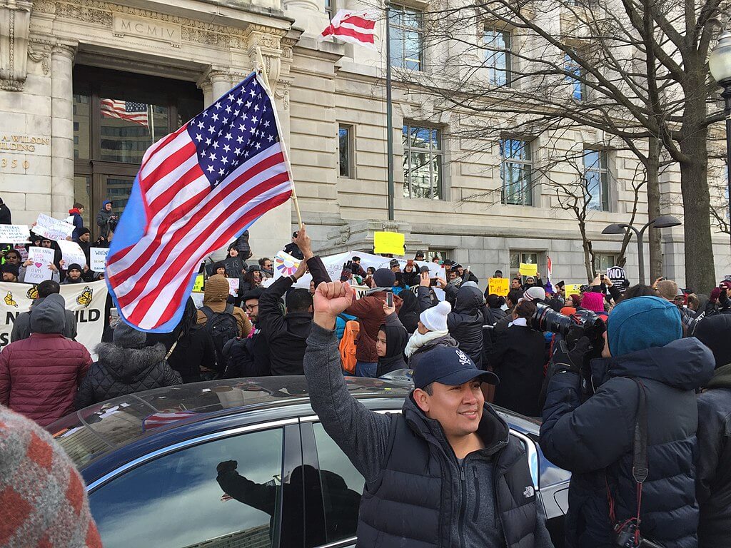 trabajadores migrantes protestan por la reforma migratoria