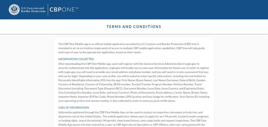 aplicación-móvil-citas-asilo-EU-CBP-ONE